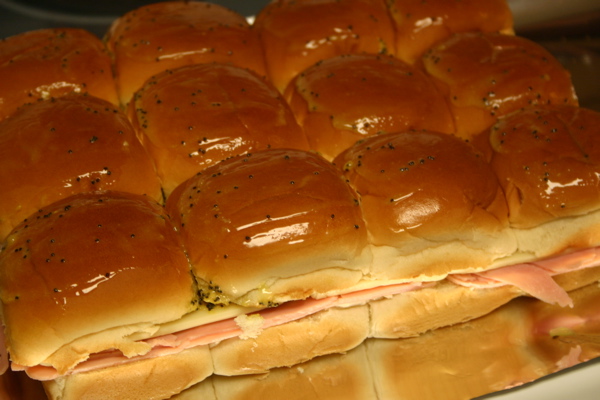 hot ham sandwiches