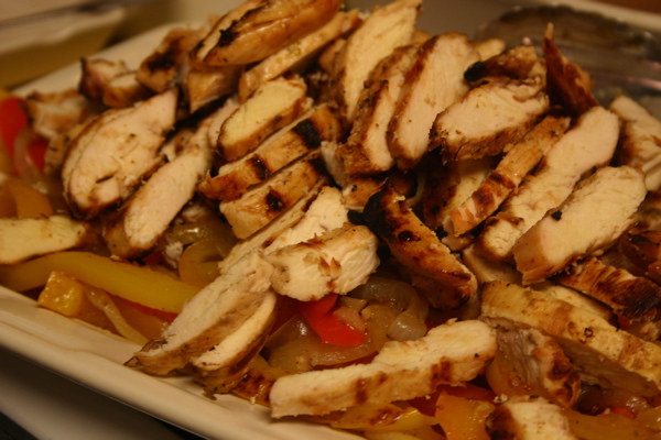 chicken fajitas