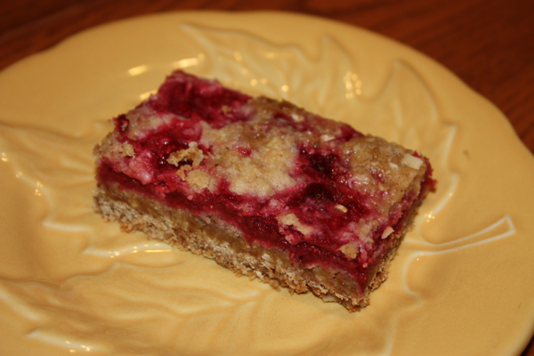 raspberry bar at tasty kitchen