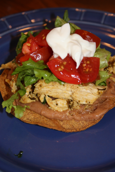 Dinah's Dishes – Chicken Tostadas with Baked Tostada Shells